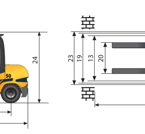 Kích thước xe nâng dầu Liugong 5 tấn